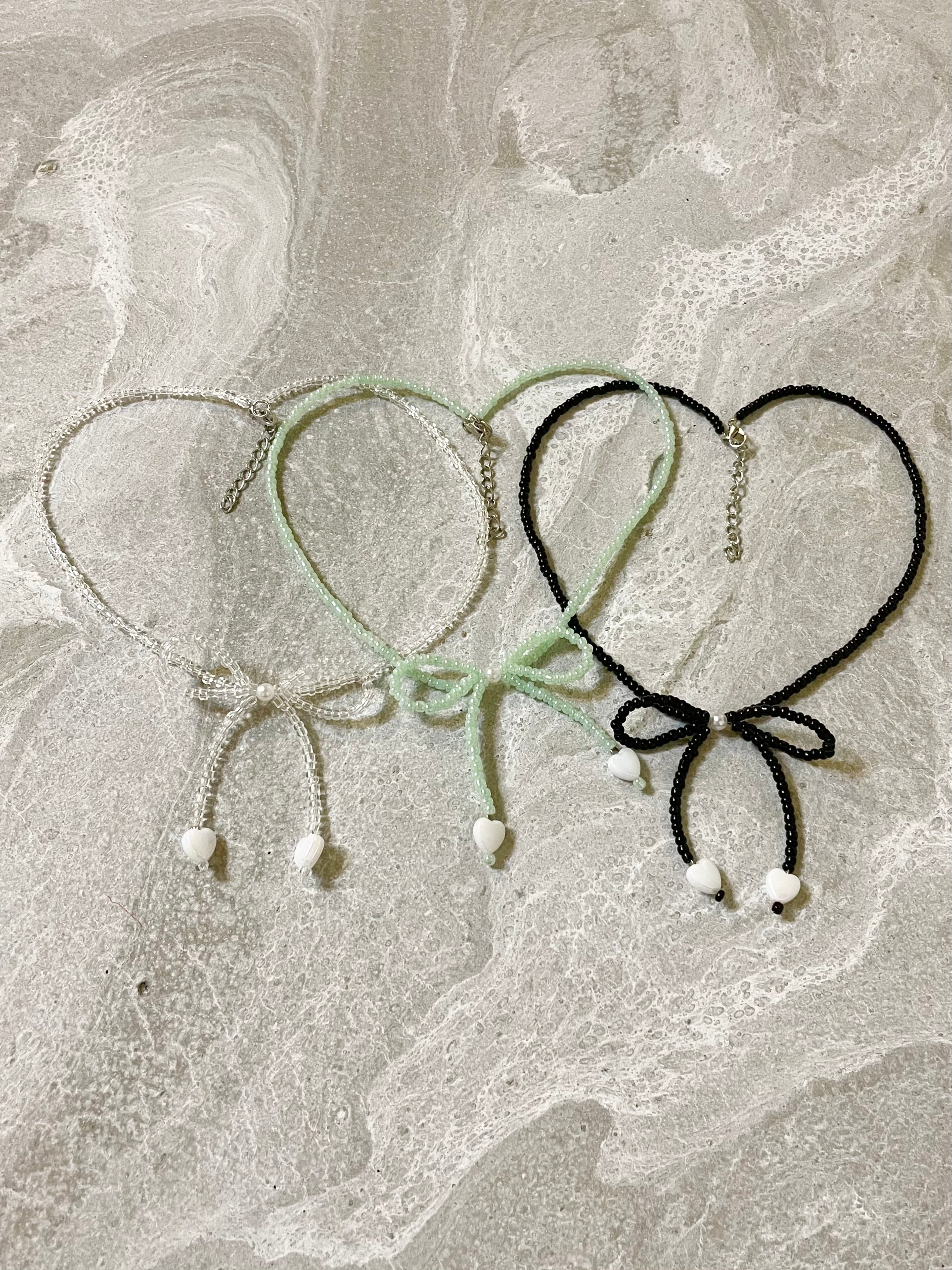 Ribbon beads pendant