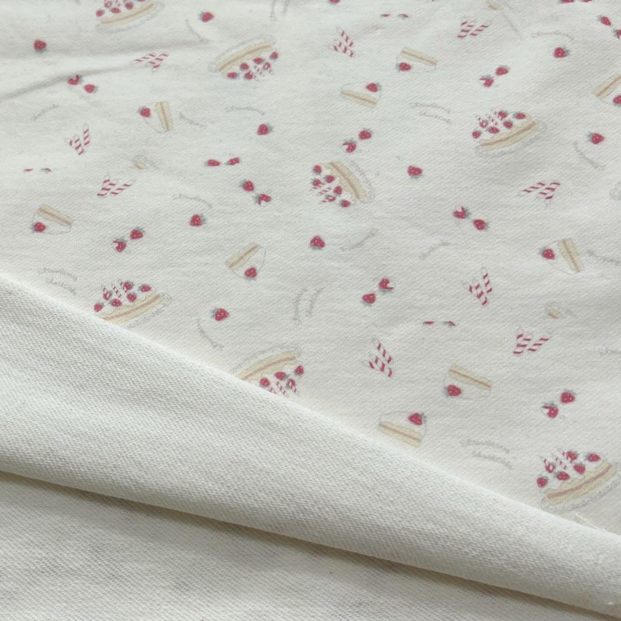 ★NY369 ◆2.4m◆訳あり◆綿100%度詰め裏毛ニット生地◆オリジナル