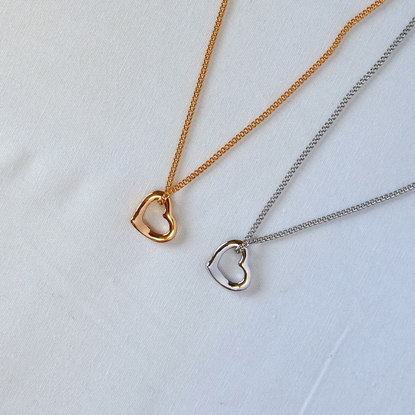 オープンハート ネックレス 想いが伝わる アクセサリーショップ Bon Marche ボン マルシェ