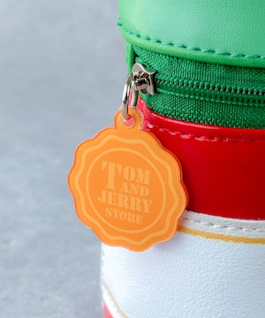 F268076-33_TOM and JERRY×Flapper ジェリーとタフィーのイチゴジャムポーチ