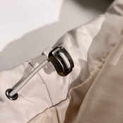 nano universe ナノユニバース LIMONTA フード 中綿 ジャケット /オフホワイト系 レディース