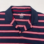 BROOKS BROTHERS ブルックスブラザーズ ボーダー 半袖ポロシャツ M/ネイビー レッド