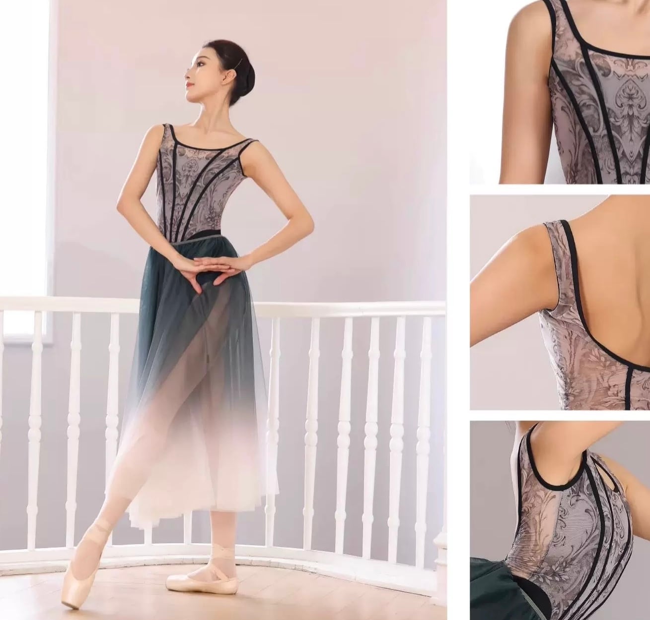 【XS/S】BODILE コルセット レオタード ノースリーブ *バレエ ダンス Danz コルセットスタイル バレエレオタード | バレエショップ