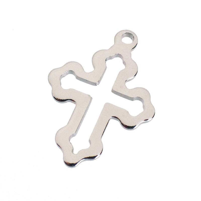 アクセサリー パーツ チャーム 十字架 クロス 10個 21mm×15mm [cha