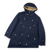 70s 当時物 Kent VAN JAC ケント ヴァンヂャケット ライナー付き ミリタリー コート /ネイビー フード付 アイビー トラッド ビンテージ