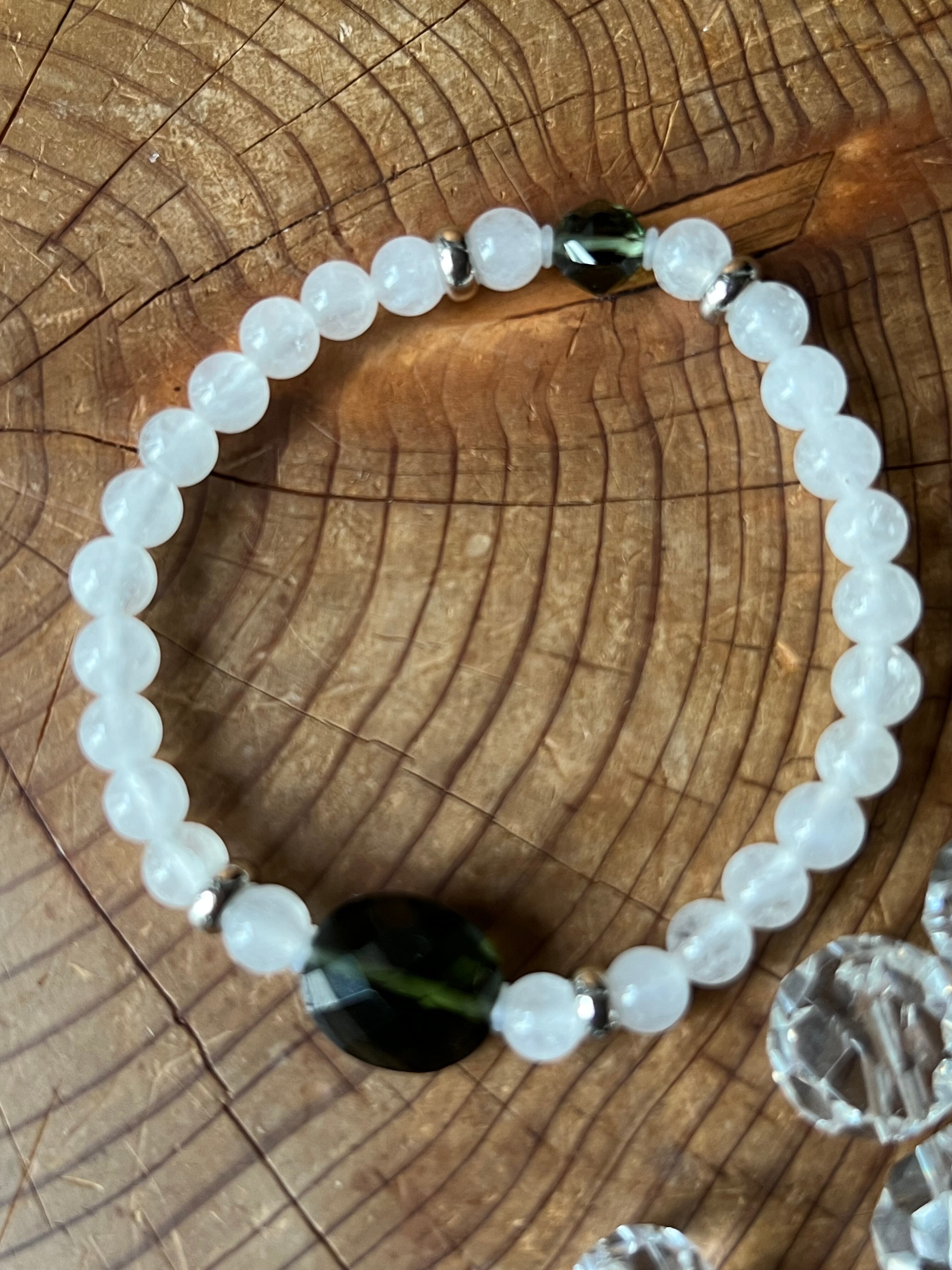 【サナトクマラから伝言のある時】モルダバイト&アゼツライト