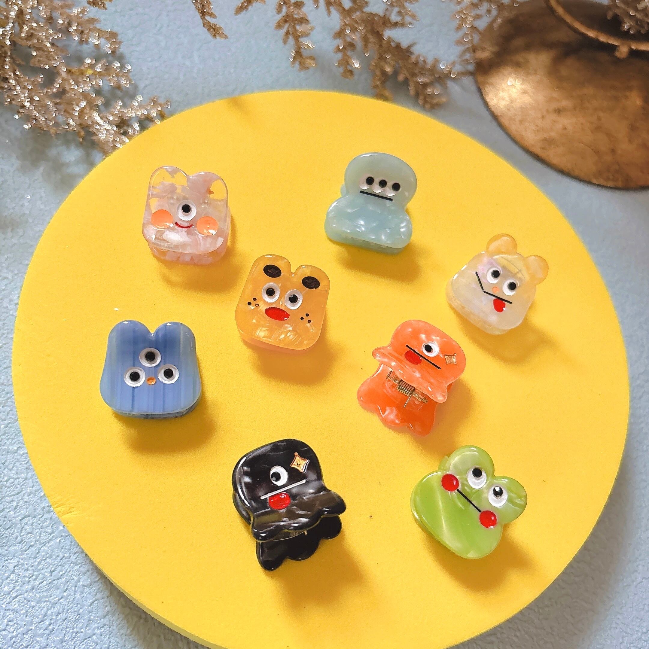 ぷちモンスター ミニヘアクリップ | 動物や生き物のヘアアクセサリー屋