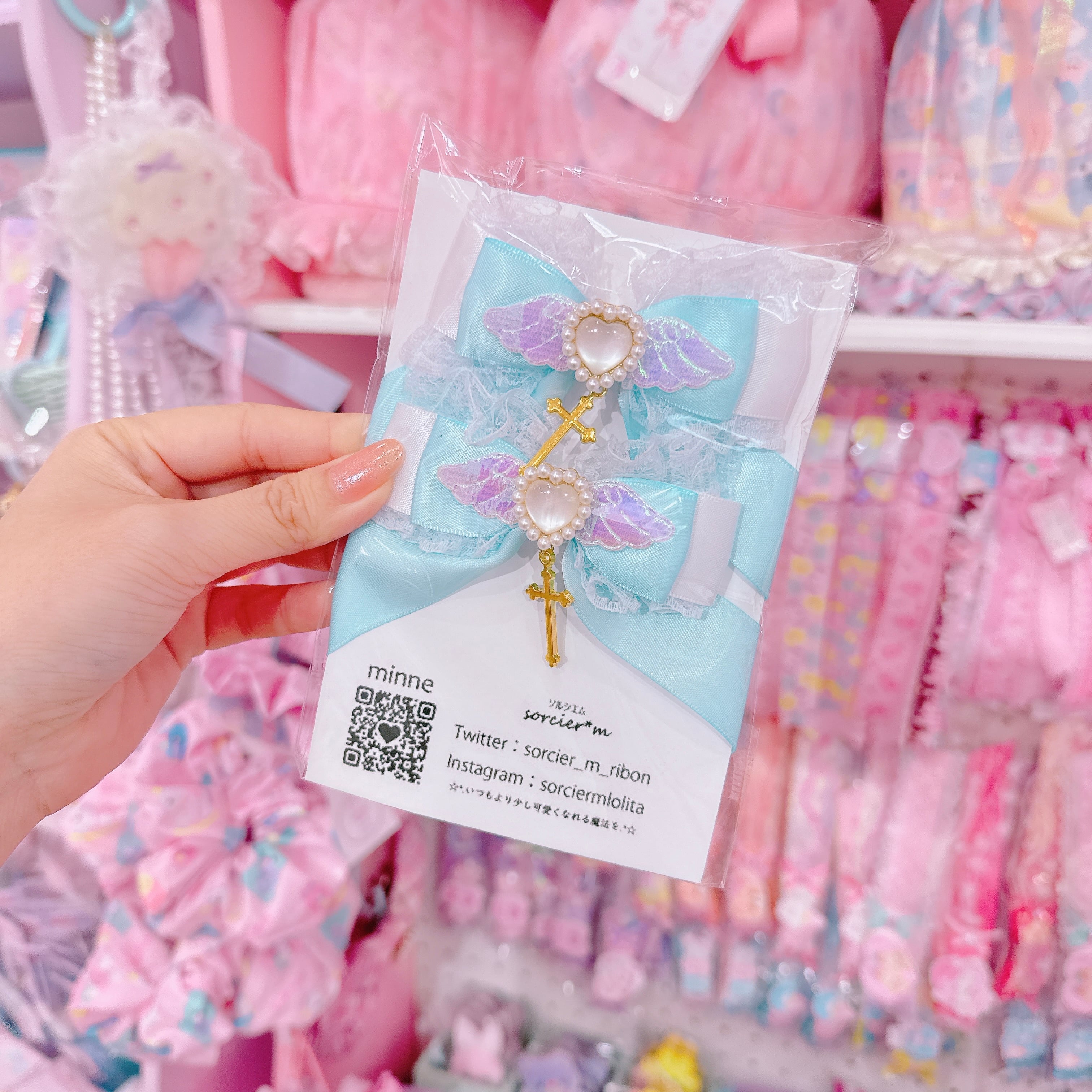 【E10】7-9ツインヘアクリップ