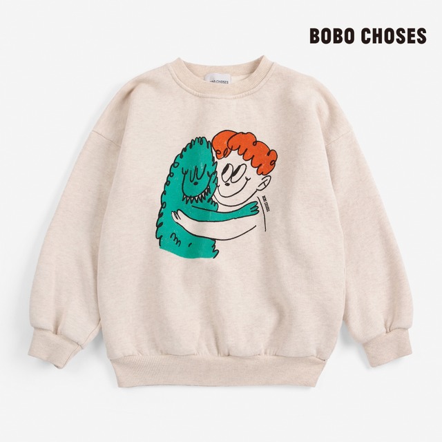BOBO CHOSES / Hug Hairy Monster sweatshirt / 2-3Y・4-5Y