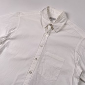 Steven Alan スティーブンアラン 半袖シャツ オックスフォード サイズ S /ホワイト/メンズ/日本製/ユナイテッドアローズ