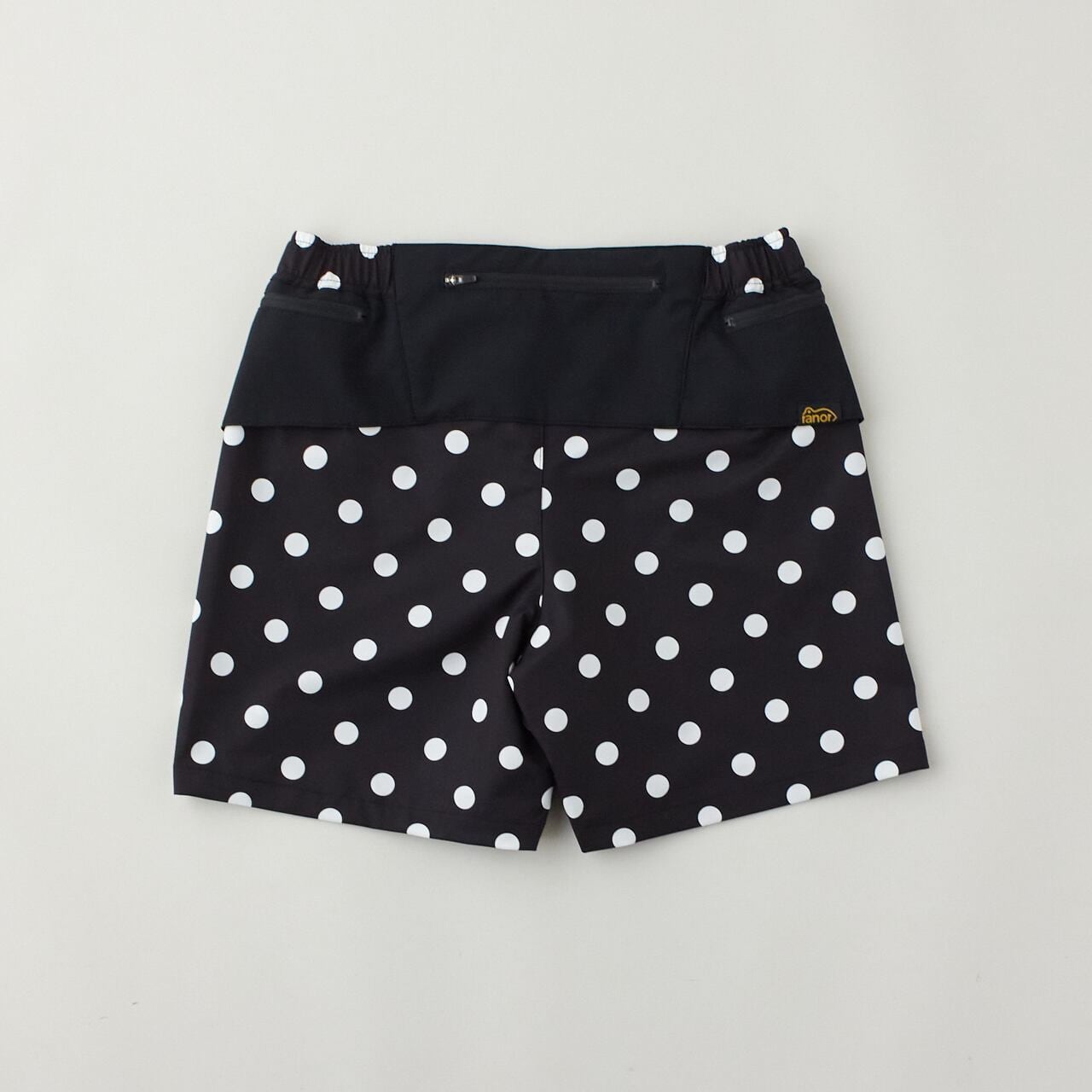 ranor（ラナー）DOTS MIDDLE SHORTS - BLK×WH.dots メンズ・レディース