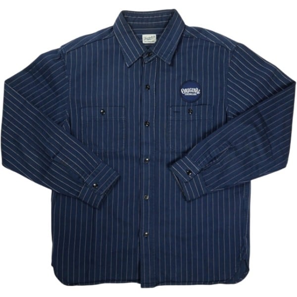 Size【S】 TENDERLOIN テンダーロイン T-G.S SHT SO 長袖シャツ 紺