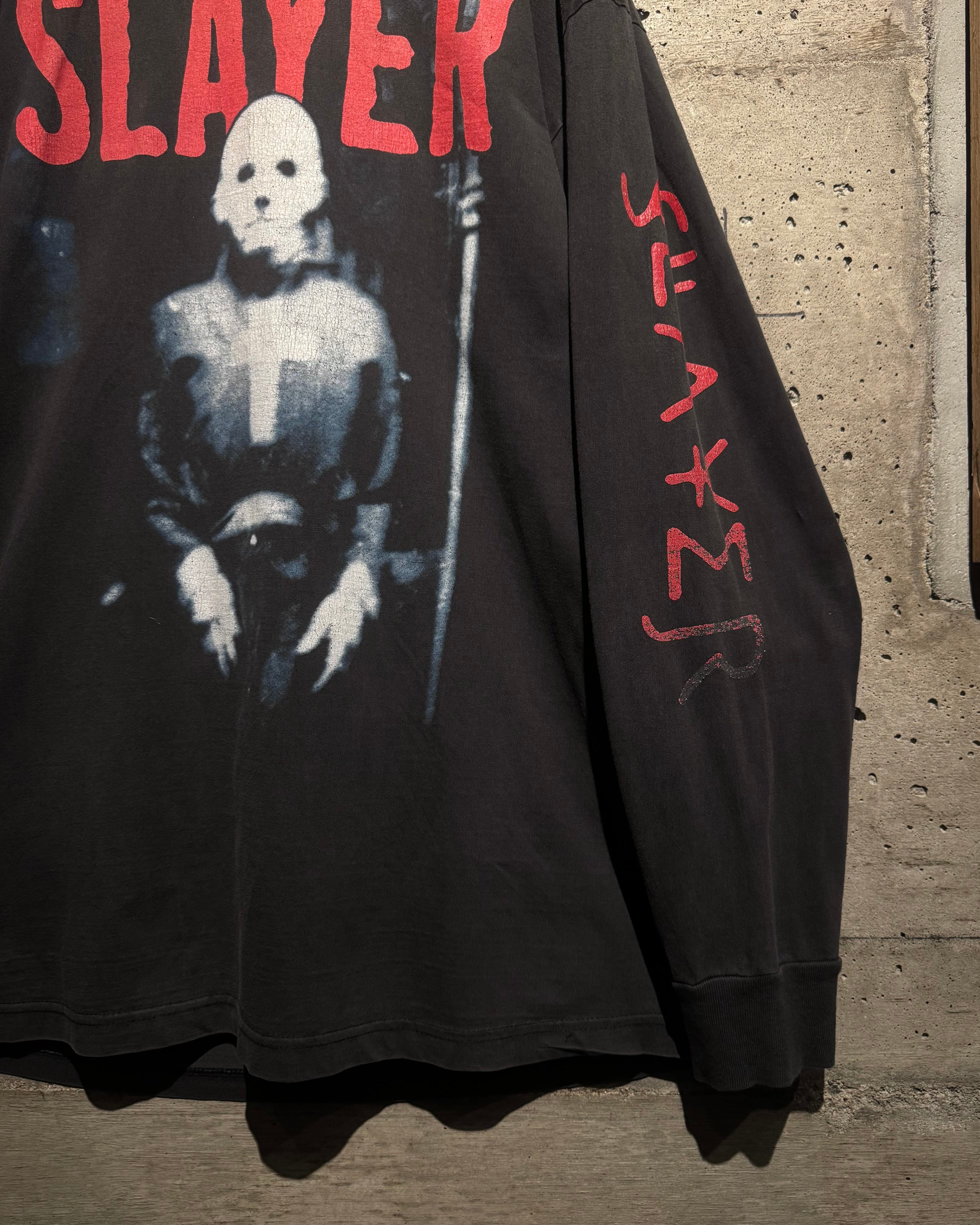 Caka】90's “SLAYER” “Diabolus in Musica” World Tour Vintage L/S T