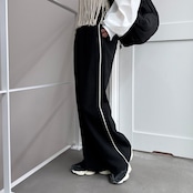 【受注予約:3月上旬入荷予定】サイドラインストレートイージーPT/ブラック