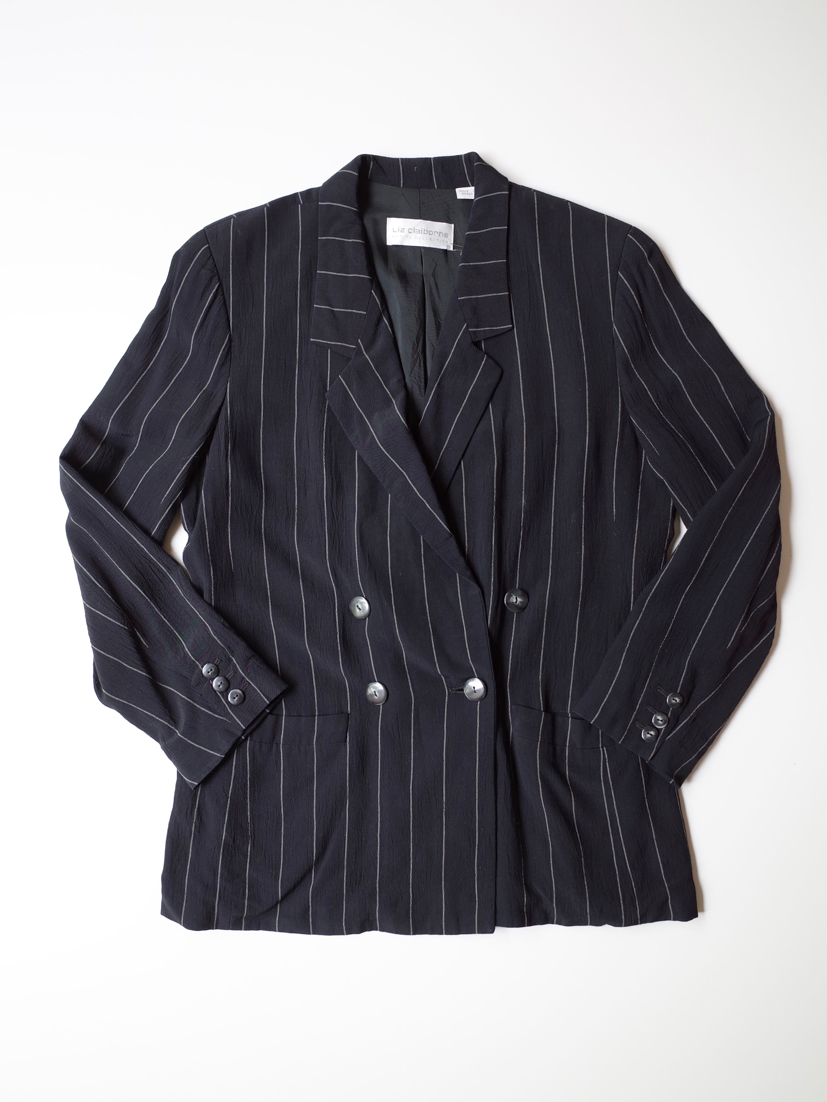 Liz claiborne stripe double jacket
