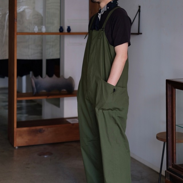 holk / deck overall［OLIVE］