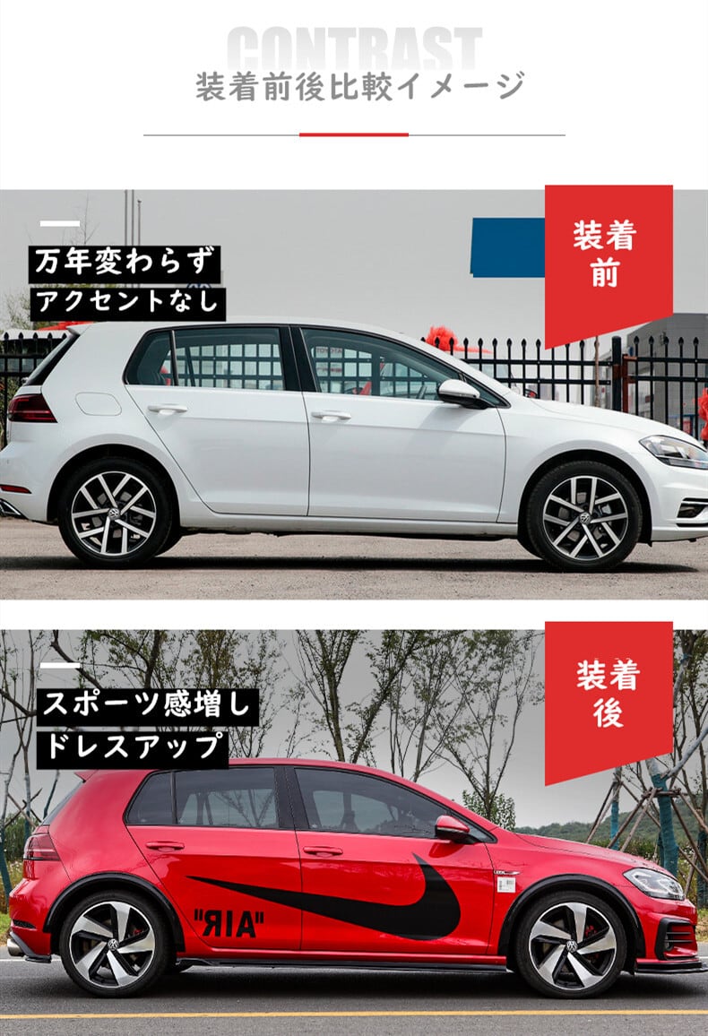 VW ゴルフ7/7.5 オーバー フェンダー トリム ホイール VW ゴルフ7/7.5 オーバー フェンダー トリム ホイール