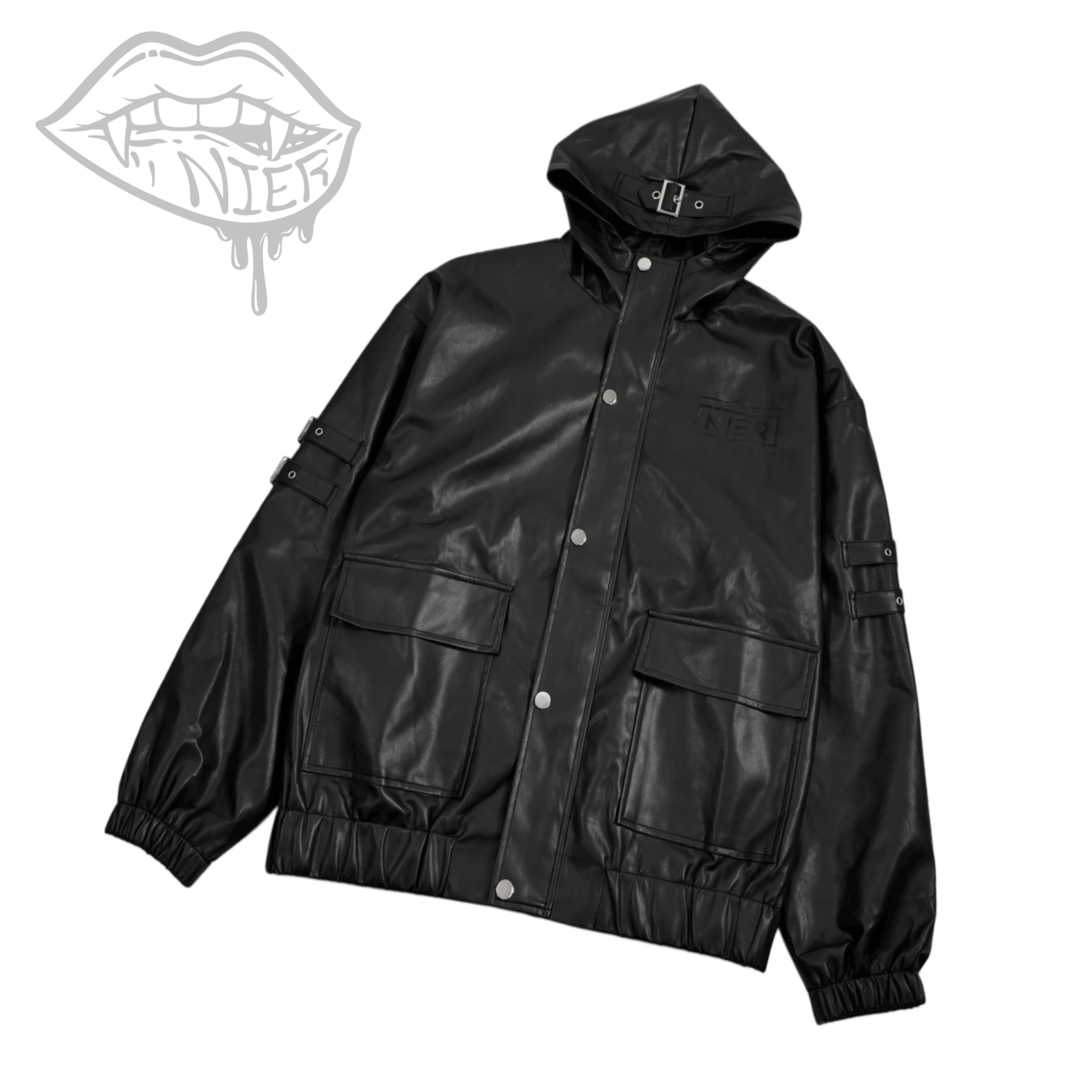 BELTED HOOD RIDERS JACKET【WING】 | NIER CLOTHING