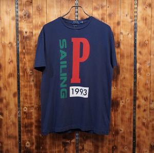 ralphlauren sailing 1993 Tシャツ S classic fit 復刻 /ラルフローレン
