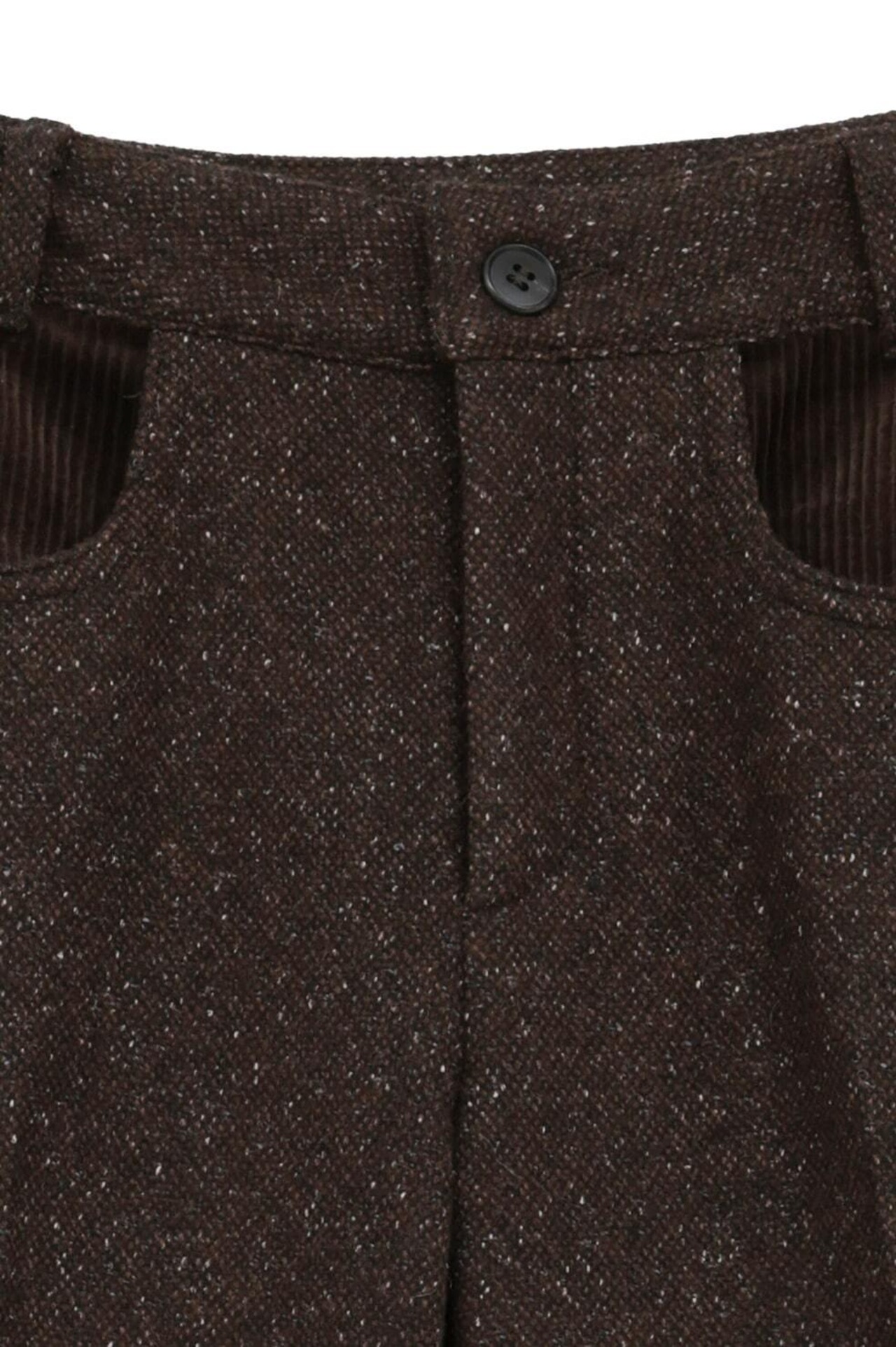 CLANE CORDUROY PANEL MELANGE PANTS