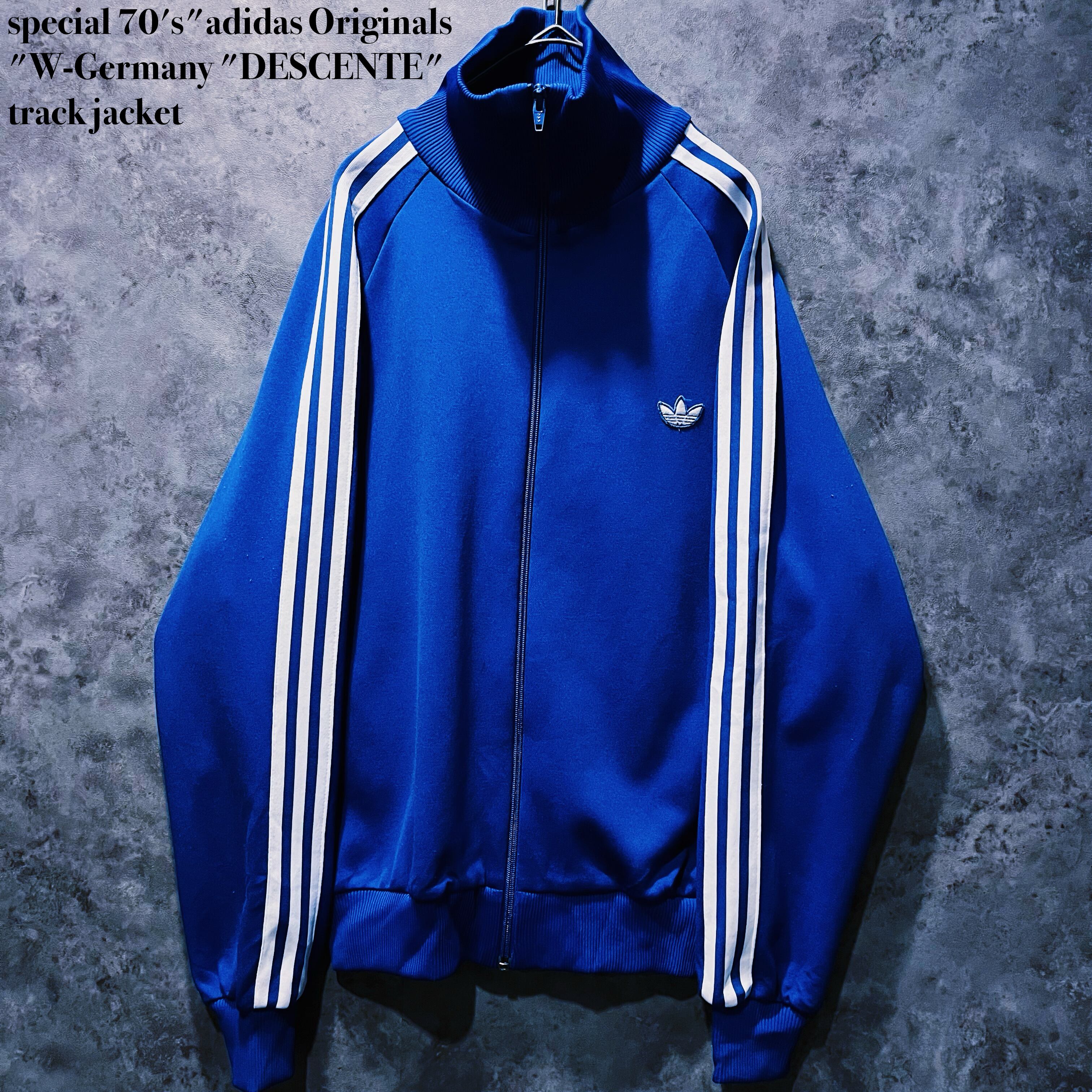 【doppio】special 70's"adidas Originals"W-Germany "DESCENTE" track jacket