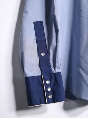 cold coloring over silhouette western shirt
