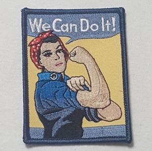 We Can Do It! ロージー・ザ・リベッター　Rosie the Riveter【ワッペン・アップリケ・パッチ】FD2183　　FD2139