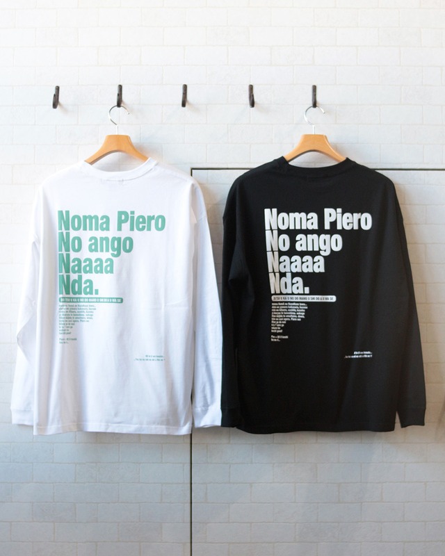 【NomA】5.6oz ビッグシルエットロンT "Noma Piero”　(260217)