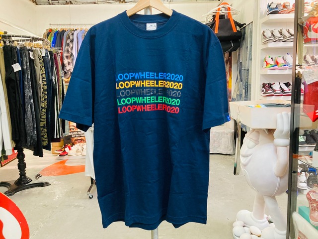 SALE!! LOOPWHEELER 2020 LIMITED 5-RINGS COLOR S/S TEE NAVY XL 47718