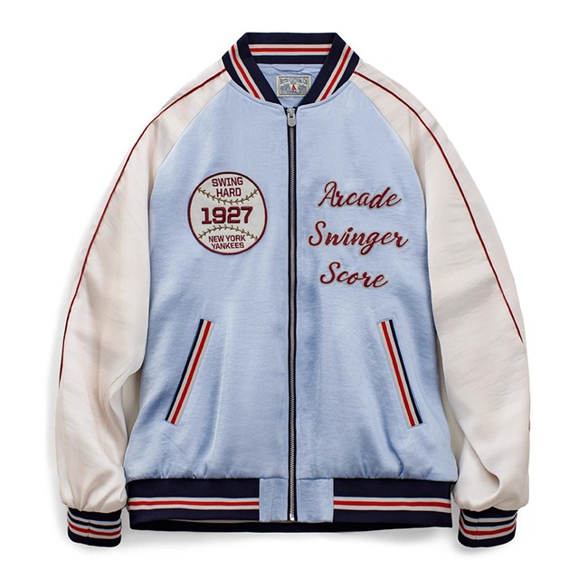 American retro baseball stadium jacket 00478