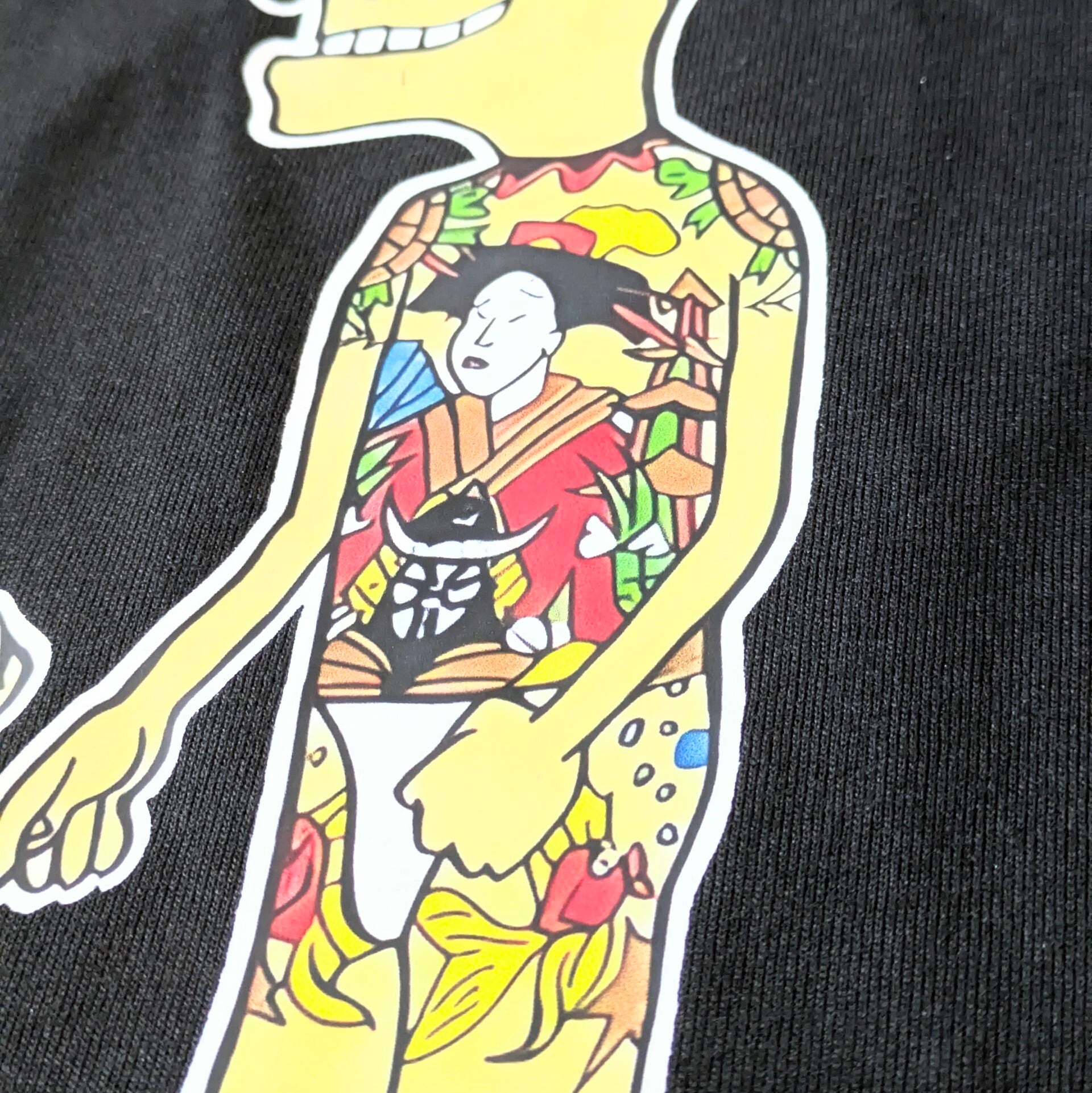 【 Beavis and Butt-Head（ビーバスアンドバットヘッド）】『TATTOOS RULE』  Tシャツ / MTV / TATTOO / タトゥー / BLACK〚アメリカン雑貨 アメトイ〛