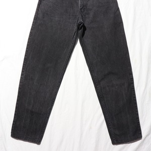 31×30 黒タブ Levi’s 550 USA 裾上げ済み サルファーブラック デニムパンツ リーバイス