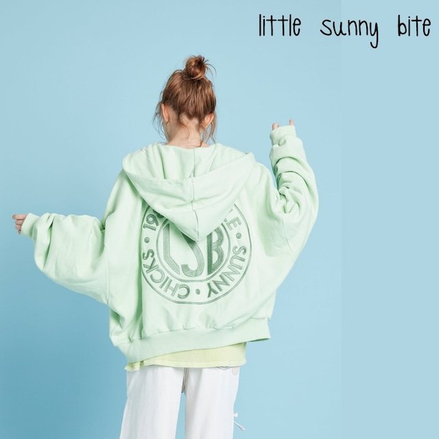 【Little sunny bite】LSB logo zip parker