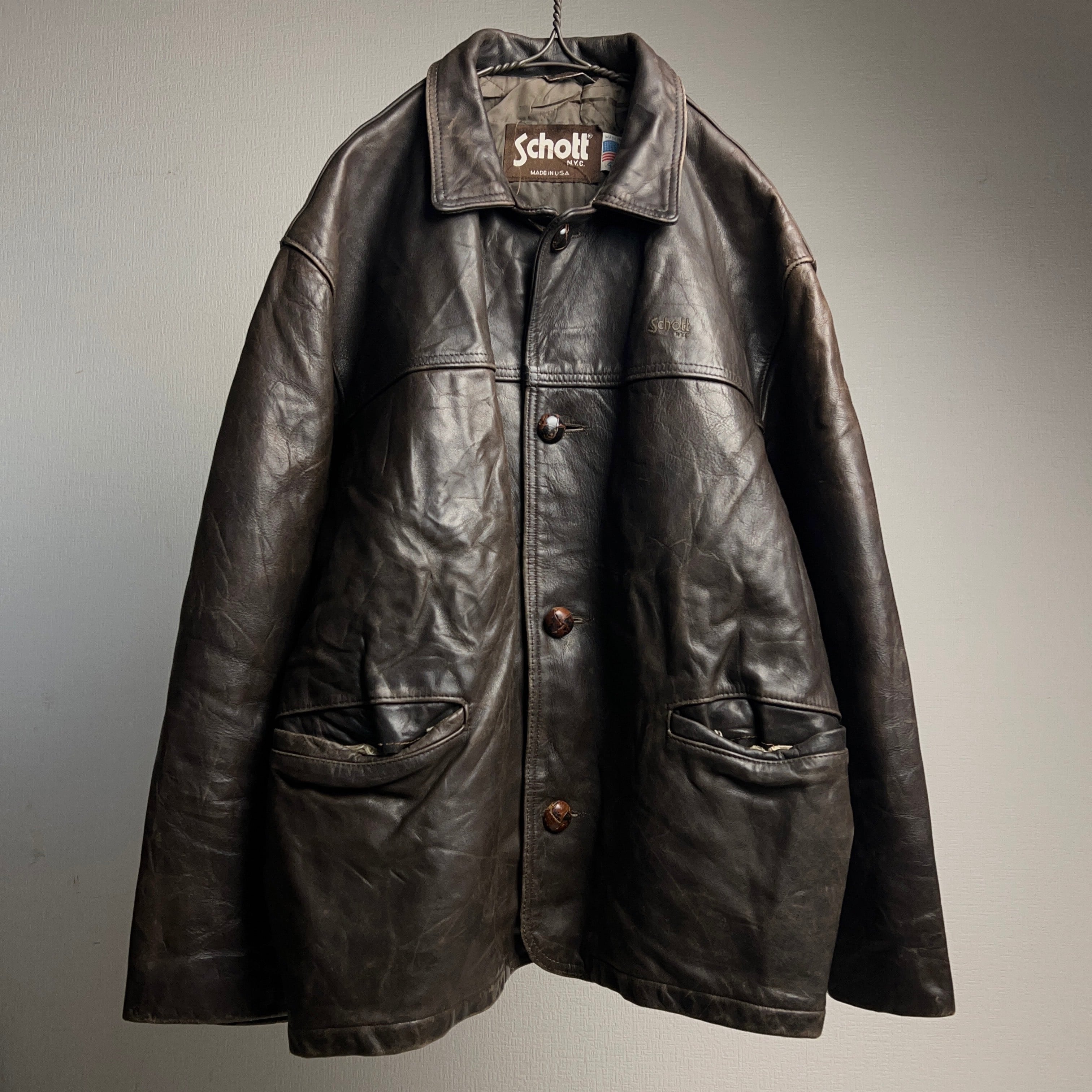 80's Schott Leather Jacket 80年代 90年代 ショット レザージャケット ...