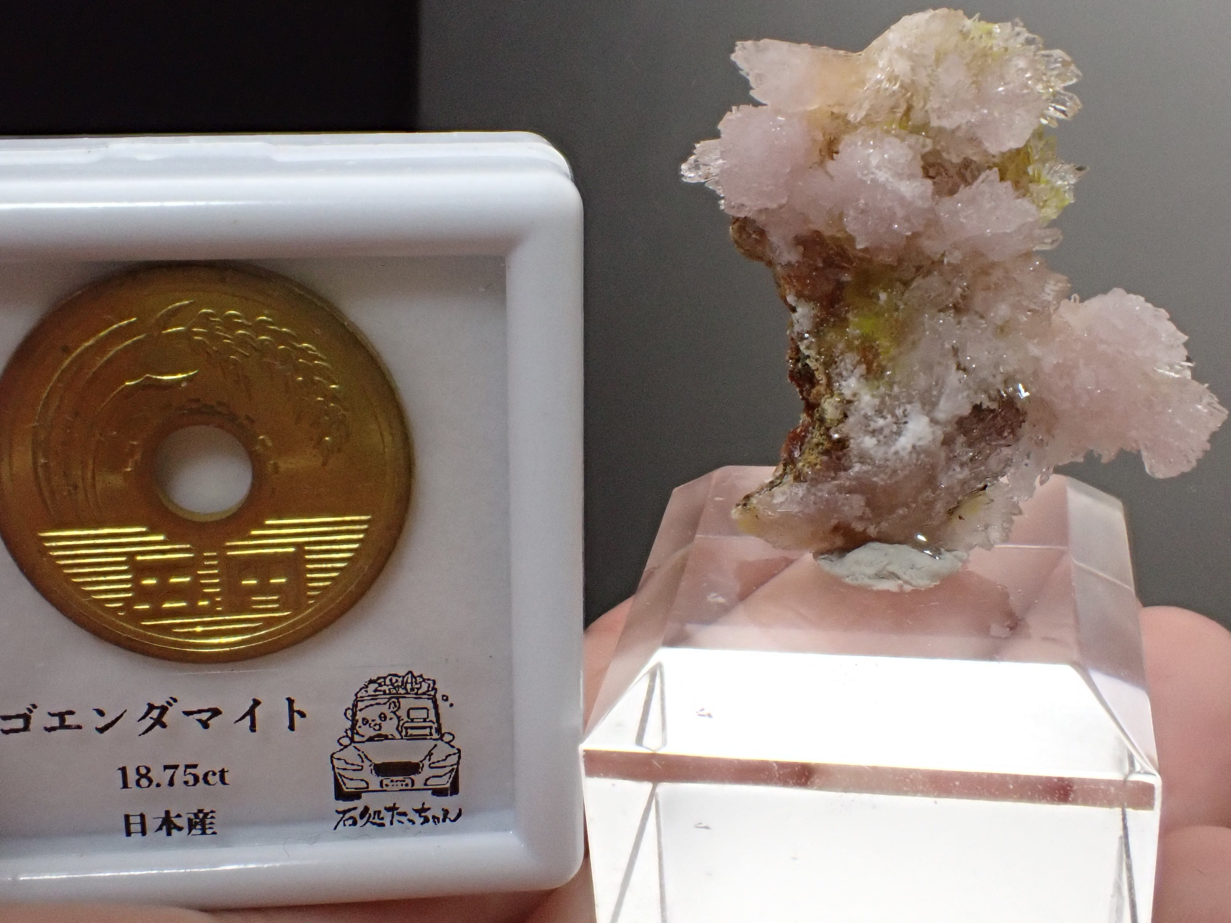 流通僅か】カールヒンツェアイト＆クリーダイト Carlhintzeite 原石