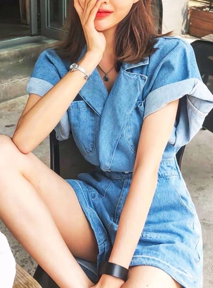 デニムコンビネゾン　AJ33167-3002