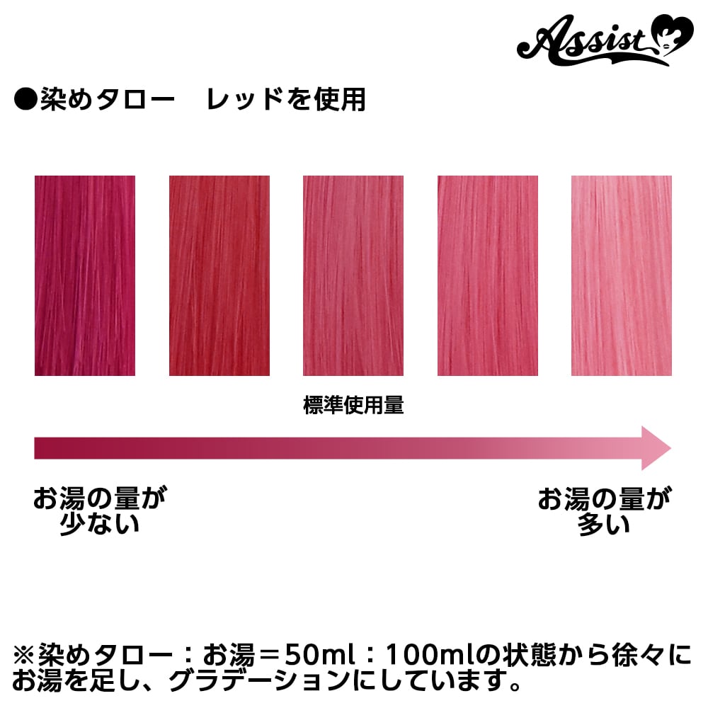 アシストウィッグ【ウィッグ専用染料 染めタロー】ウィッグ コスプレ