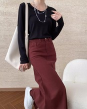 Simple round neck T-shirt T20204