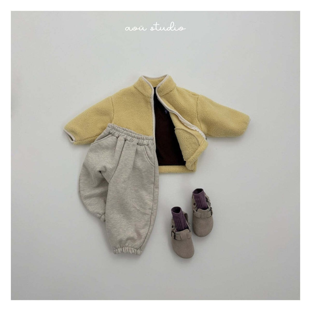 【取寄】aou studio セミTシャツ｜冬服｜韓国子供服