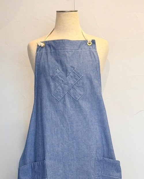 LAND & B.C.  POLITE work apron 03 Long BL