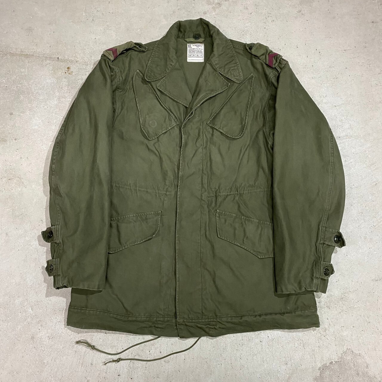 【希少☆EURO輸入】オランダ軍 実物 ミリタリージャケット メンズ2XL