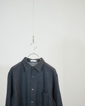 METHO - Single yoke shirt / charcoal