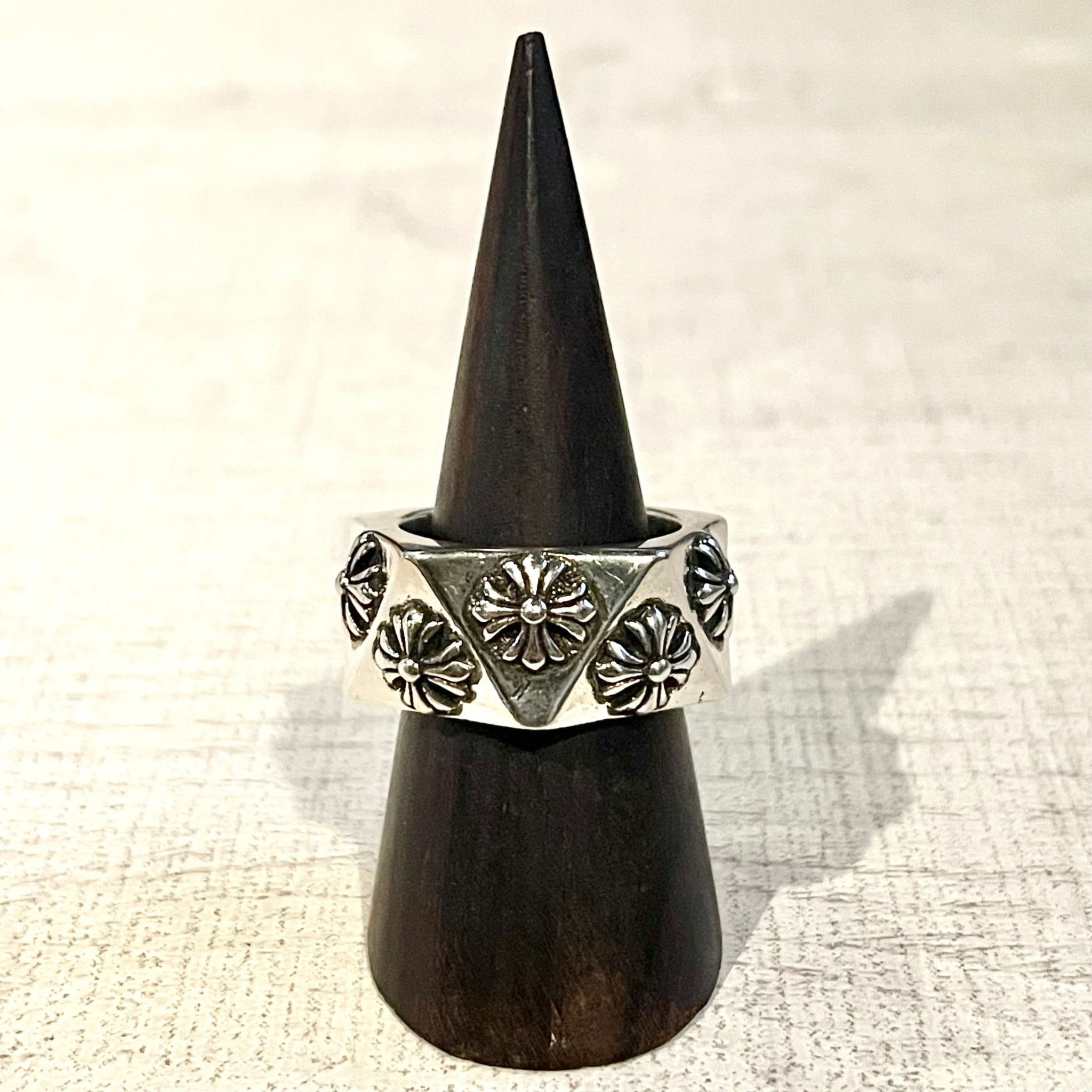 MYSTIC OBSIDIAN DUAL-BEAD RING-SILVER925-ミスティックリング