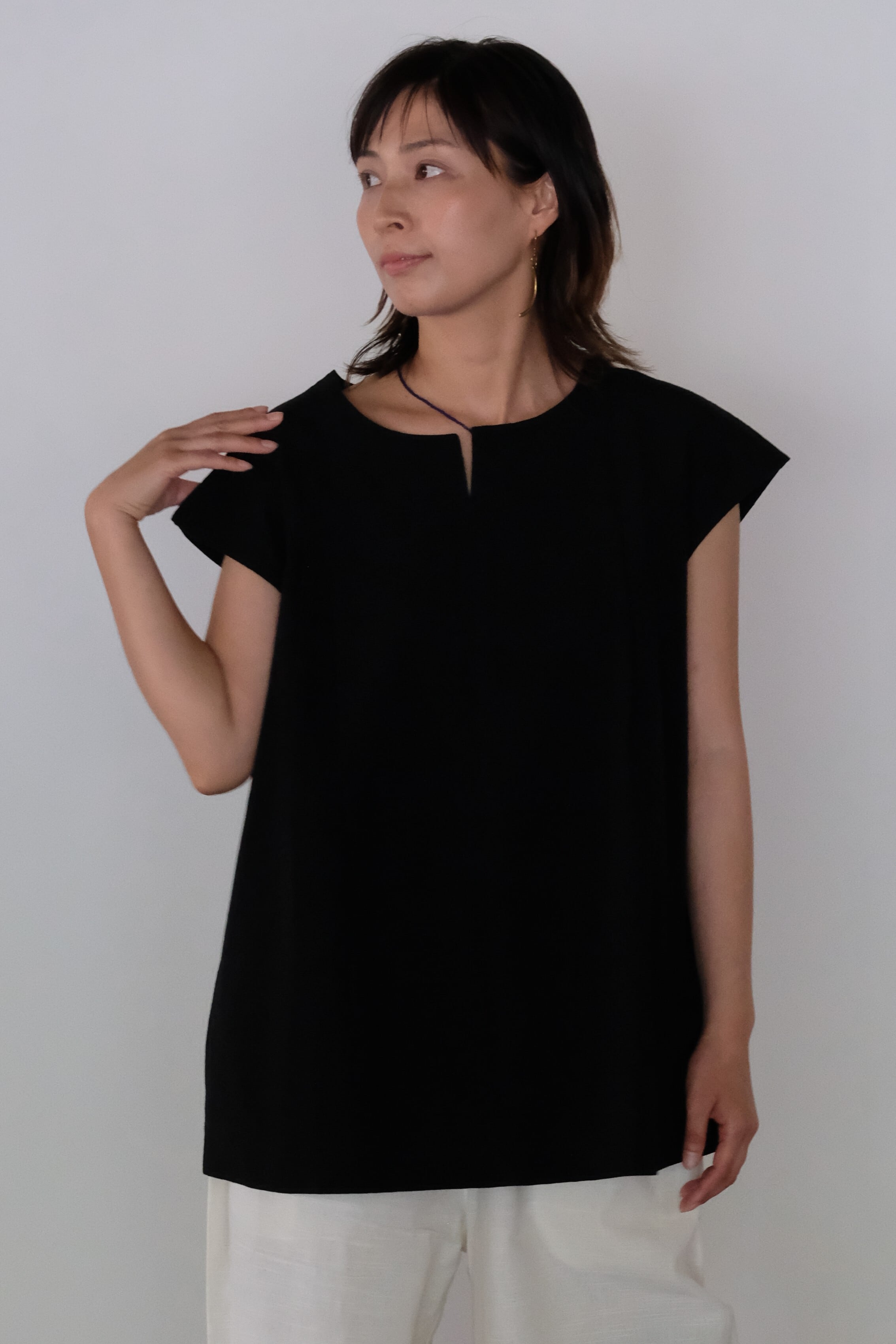 coromo naturel 会津木綿ブラウス | 美工堂 ONLINE SHOP