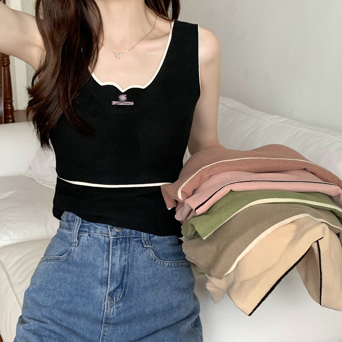 オータムウィンターサーマルスリムカラーベルベット 秋物 冬物 YY-ファッション7092935876