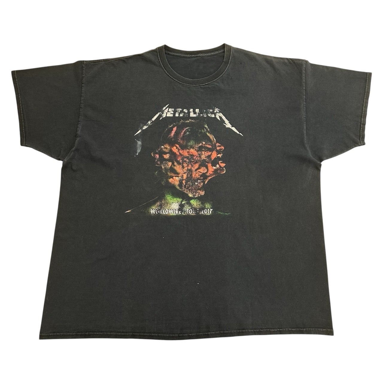 Oasis リアム・ギャラガー フォトプリント Tシャツ ブラック Lee Fits