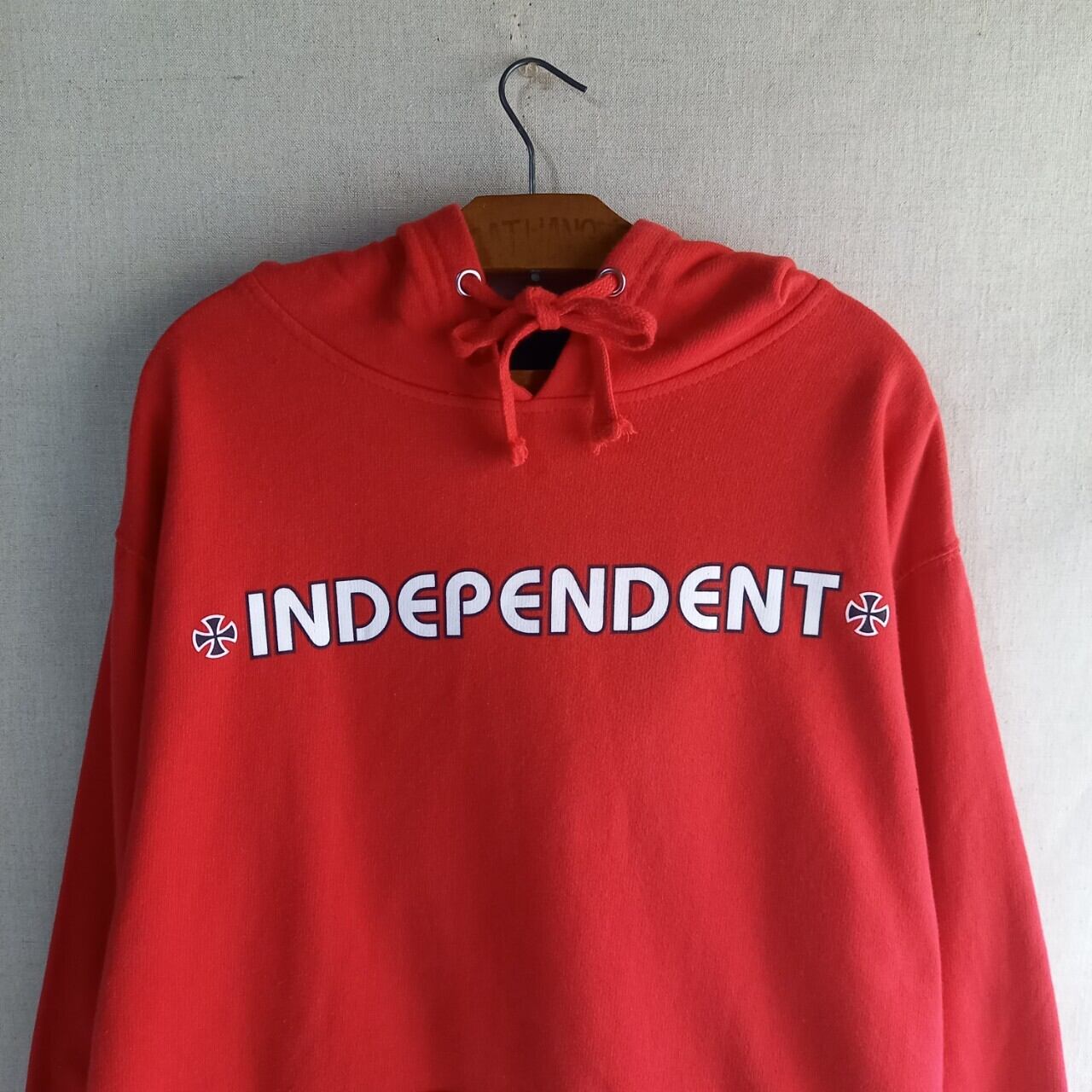 00s INDEPENDENT パーカー Mサイズ アイアンクロス バークロスロゴ