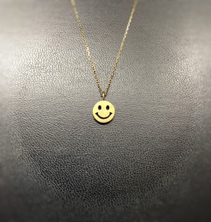 ladies' / K18YG. smile necklace(M)