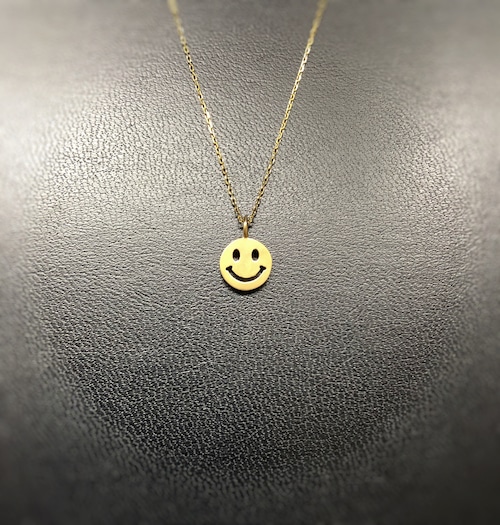 ladies' / K18YG. smile necklace(M)