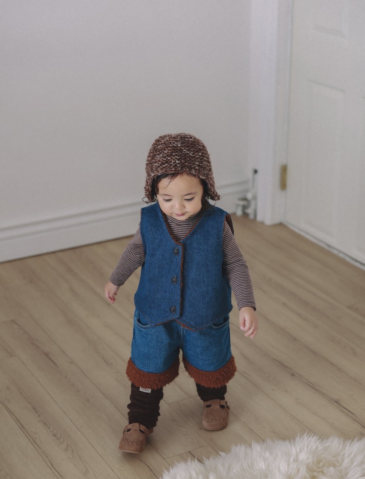 ONU［取寄］dumble denim vest 26winter